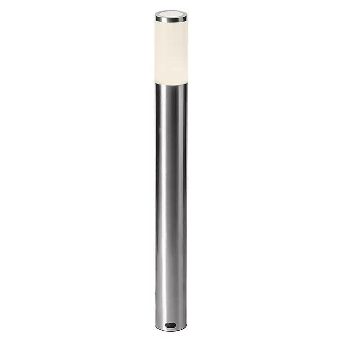 Garden Lights Sokkellamp voor buiten Silia - 1 W, Zilver, 60 x 60 x 600 mm - Vooraanzicht