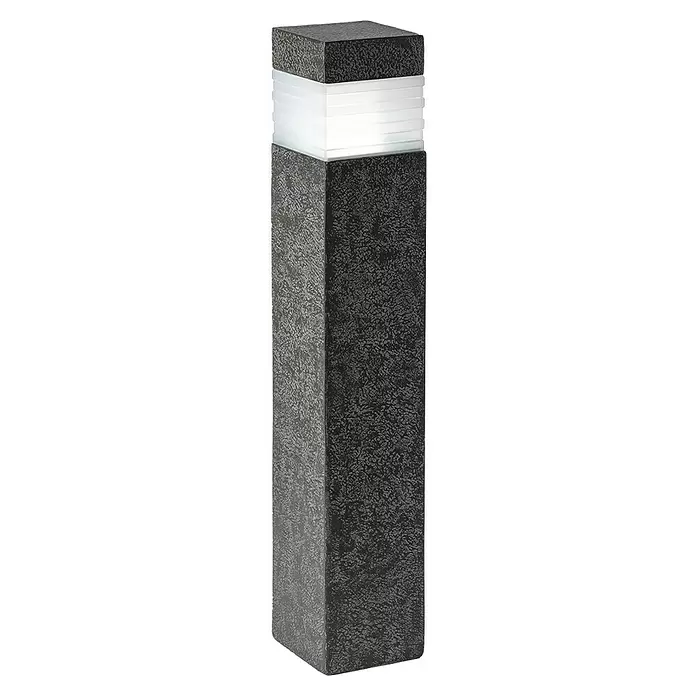 Garden Lights Sokkellamp voor buiten Marcus - 3 W, Grijs, 105 x 105 x 617 mm - Diagonaal zicht