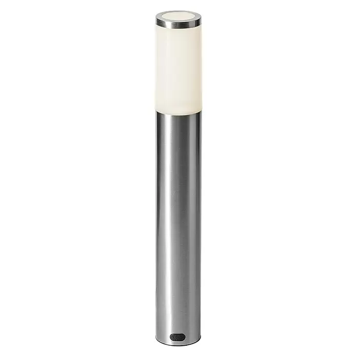 Garden Lights Sokkellamp voor buiten Lunia - 1 W, Zilver, 60 x 60 x 440 mm - Vooraanzicht