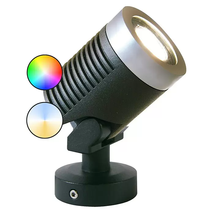 Garden Lights Led-tuinspot Arcus Smart - 5 W, Zwart, 63 x 120 x 110 mm - Diagonaal zicht