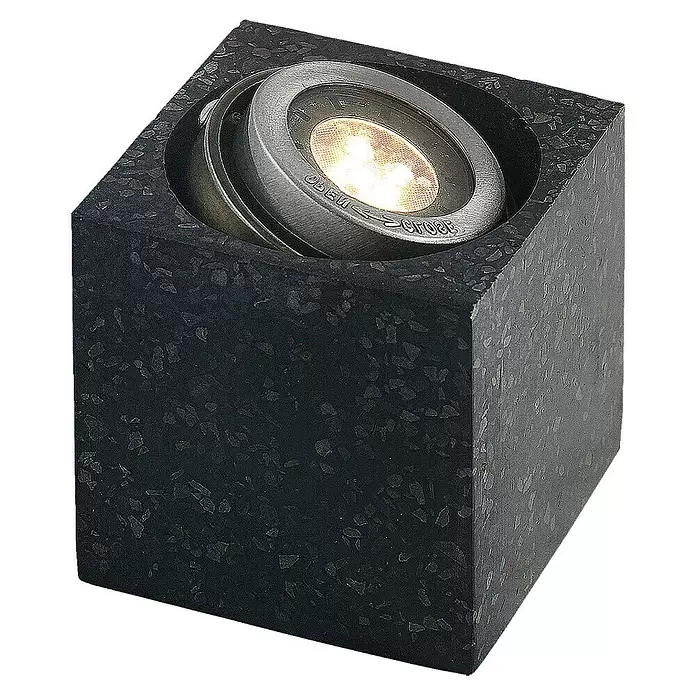 Garden Lights Led-tuinspot Cylon - 3 W, Zwart, 100 x 100 x 105 mm - Diagonaal zicht