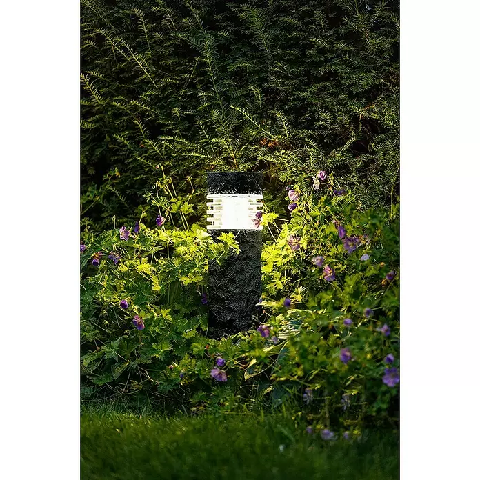 Garden Lights Sokkellamp voor buiten Kolossos - 1,5 W, Antraciet, 110 x 110 x 600 mm - Toepassingsvoorbeeld