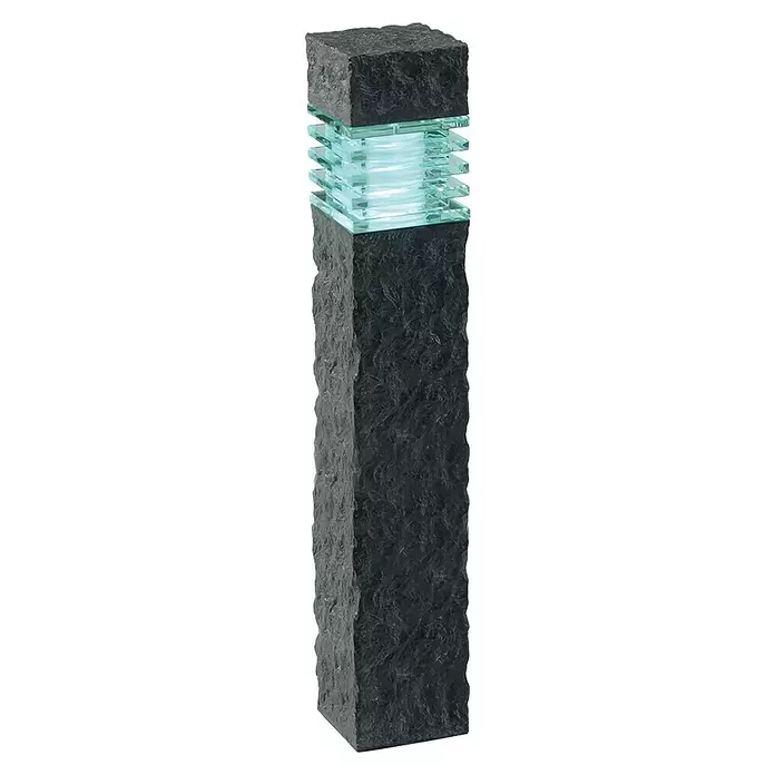 Garden Lights Sokkellamp voor buiten Kolossos - 1,5 W, Antraciet, 110 x 110 x 600 mm - Diagonaal zicht