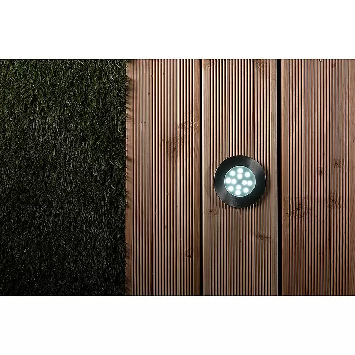 Garden Lights Led-tuinspot Sirius - 1 W, Warm wit, Zilver - Toepassingsvoorbeeld