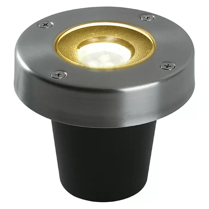 Garden Lights Led-tuinspot Umbra - 3 W, Warm wit, Zilver - Top-down weergave
