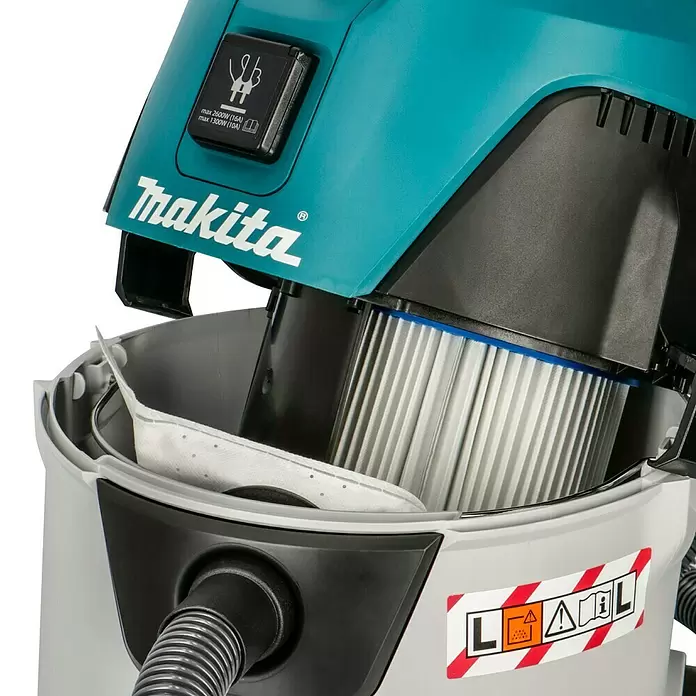 Makita Nass-Trockensauger VC2512L - 1.000 W, 25 l - Detailaufnahme