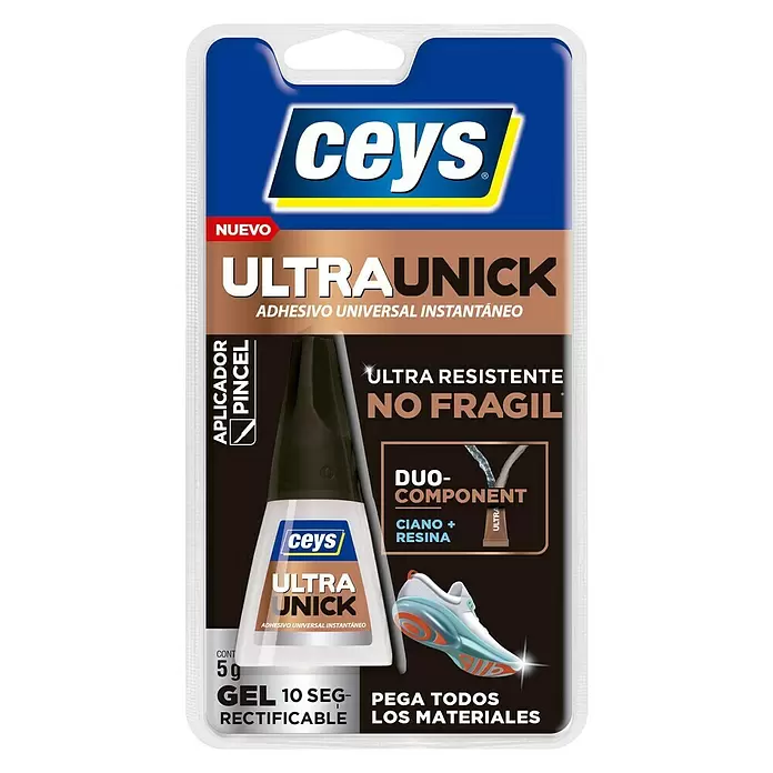 Ceys Pegamento instantáneo fuerte Ultra Unick - 5 g - Vista superior