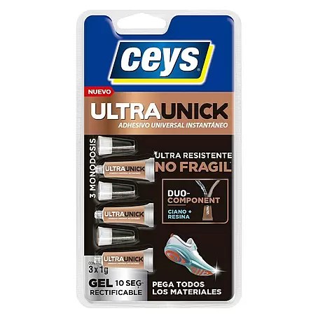 Ceys  Pegamento instantáneo fuerte Ultra Unick