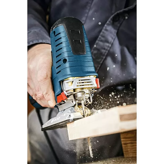 Craftomat Stichsägeblatt-Set - Holz/Metall/Kunststoff, 10 -tlg., T-Schaft - Anwendungsbeispiel