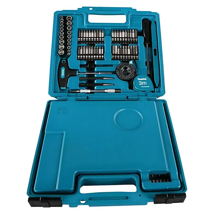Makita Werkzeugkoffer E-06270 - 212 -tlg., Material Koffer: Kunststoff, 340 x 315 x 111 mm - Ansicht von oben