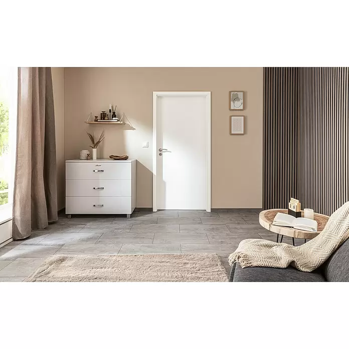 GetaDoor Laminit Türzarge GL 222 - 860 x 1.985 mm, Wandstärke: 270 mm, DIN Anschlag: Links, Arctic Weiß - Stimmungsaufnahme