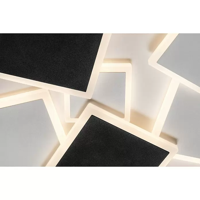 Lavida LED-Deckenleuchte - 50 W, L x B x H: 50 x 50 x 6,5 cm, Warmweiß - Detailaufnahme