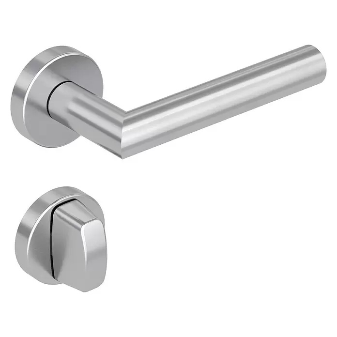 Diamond Doors Set kvaka za vrata Premium WC - Područje primjene: Vrata za WC - Dijagonalni pogled