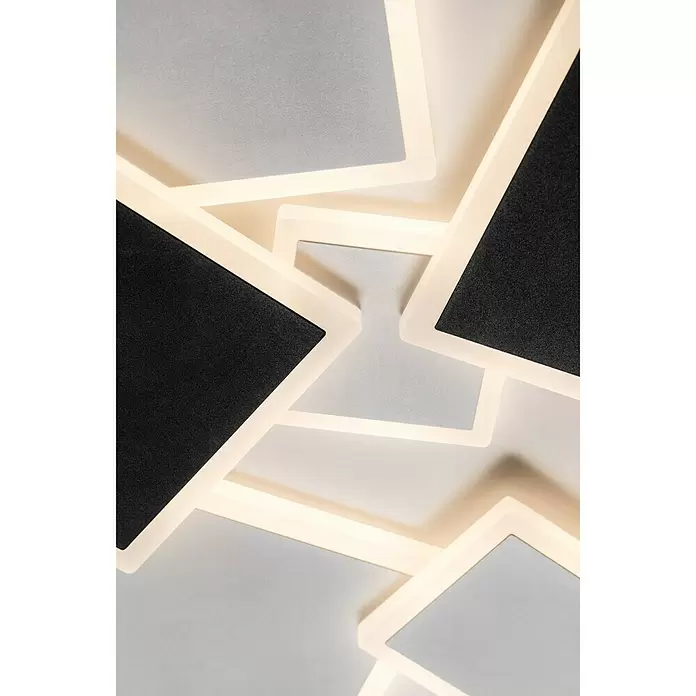 Lavida LED-Deckenleuchte - 50 W, L x B x H: 50 x 50 x 6,5 cm, Warmweiß - Detailaufnahme