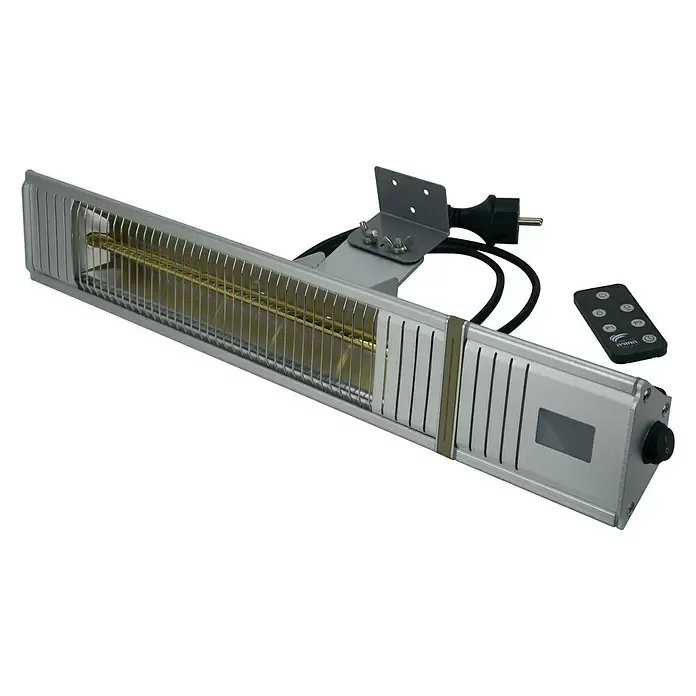 Infrarot-Heizstrahler - 2.000 W, L x B x H: 54 x 9 x 12,5 cm, Anthrazit - Diagonale Ansicht