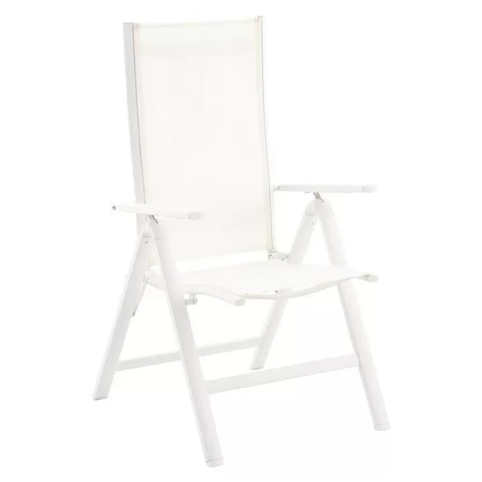 Sunfun Sillón de posiciones Hannah - Ancho: 60 cm, Blanco - Vista angular