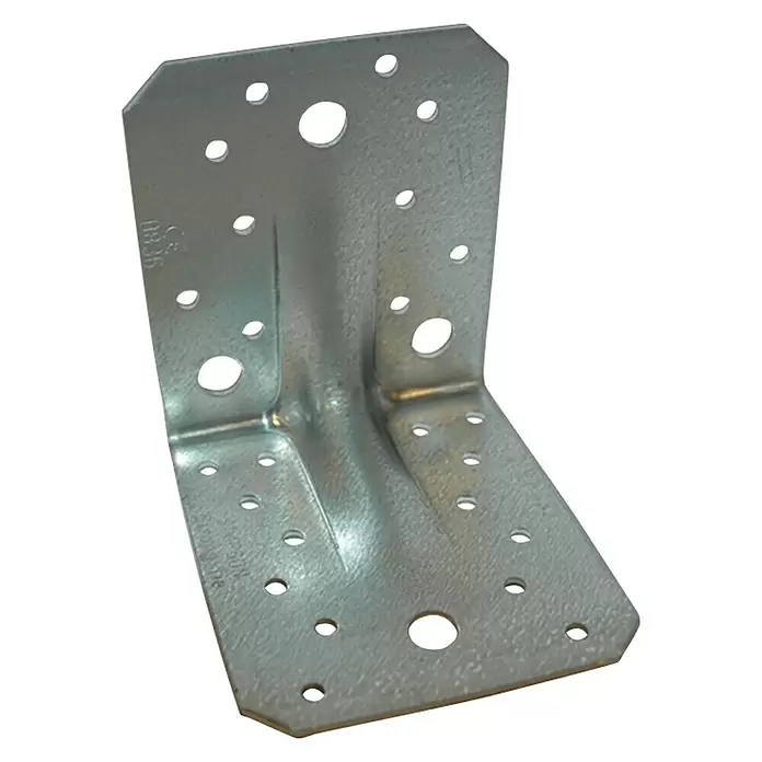 Simpson Strong-Tie Winkelverbinder ABR - 105 x 90 x 105 mm, Verzinkt, Gleichschenklig - Diagonale Ansicht