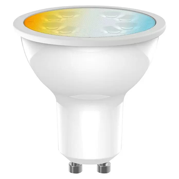 Müller-Licht Tint LED-Leuchtmittel - GU10, 5,1 W, 350 lm, Einstellbare Farbtemperatur - Vorderansicht