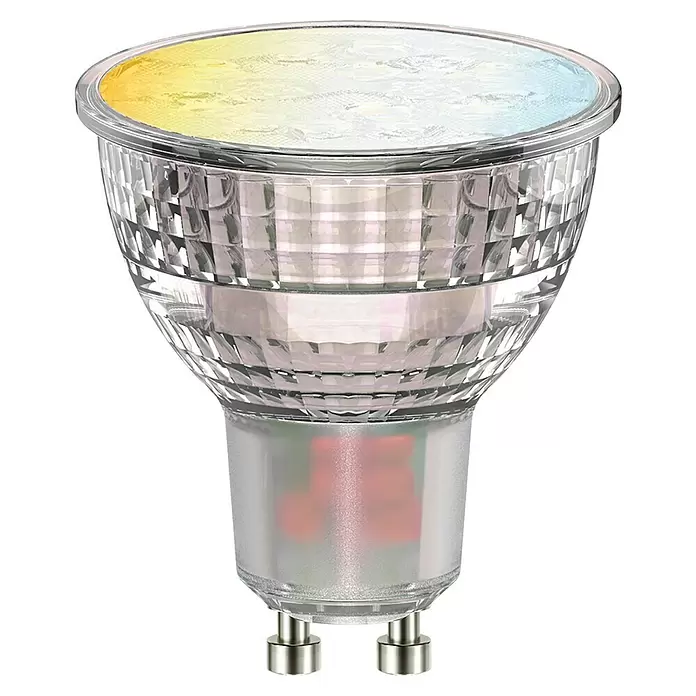 Müller-Licht Tint LED-Leuchtmittel Retro Reflektor - GU10, 4,8 W, 350 lm, Einstellbare Farbtemperatur - Vorderansicht