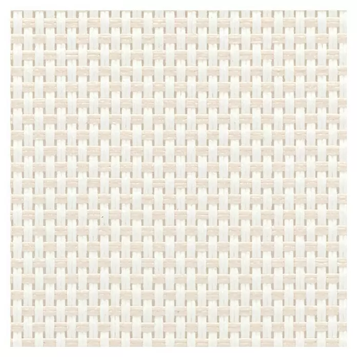 Estor enrollable screen 10% - An x Al: 120 x 190 cm, Blanco lino - Vista frontal