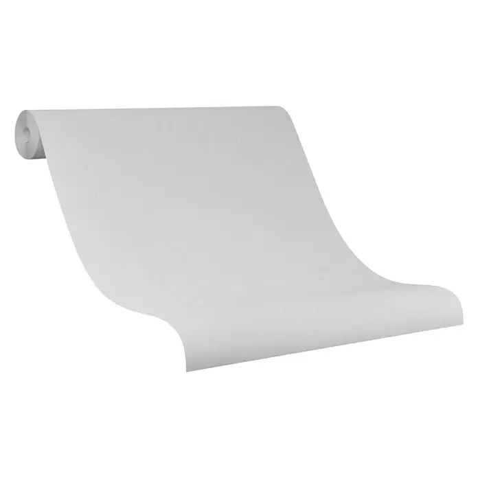 SCHÖNER WOHNEN-Kollektion Vliestapete - Hellgrau, Uni, 10,05 x 0,53 m - Diagonale Ansicht
