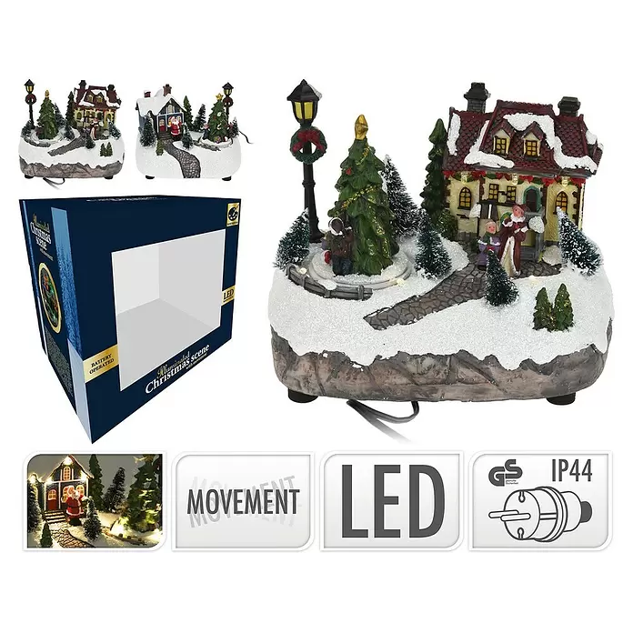 Kerstdorp - Led, Kunststof, 1 stk. - Toepassingsvoorbeeld