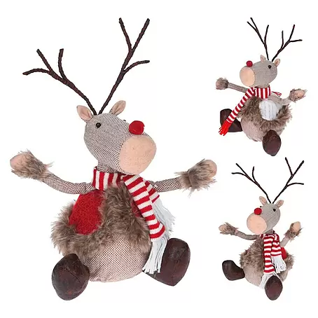Decoratief figuur Rendier zittend