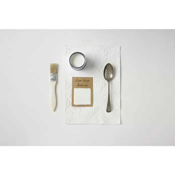 Rust-Oleum Chalky Finish Muurverf Antiek Wit - Antiek Wit, 1 l, Mat - Sfeeropname