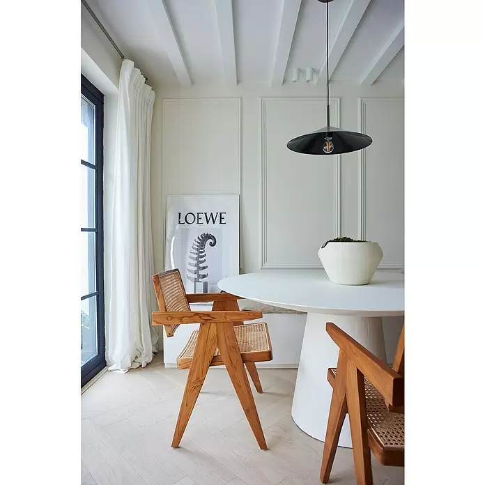 Rust-Oleum Chalky Finish Muurverf Antiek Wit - Antiek Wit, 1 l, Mat - Sfeeropname