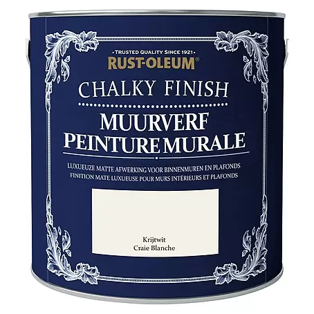 Rust-Oleum Chalky Finish Muurverf Krijtwit