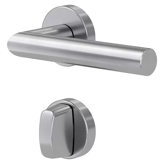 Diamond Doors Set kvaka za vrata Premium WC - Područje primjene: Vrata za WC - Dijagonalni pogled