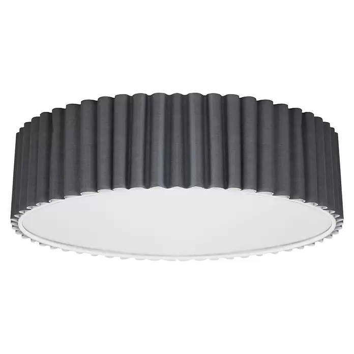 Tween Light Deckenleuchte rund Siena - 160 W, Grau, E27 - Vorderansicht