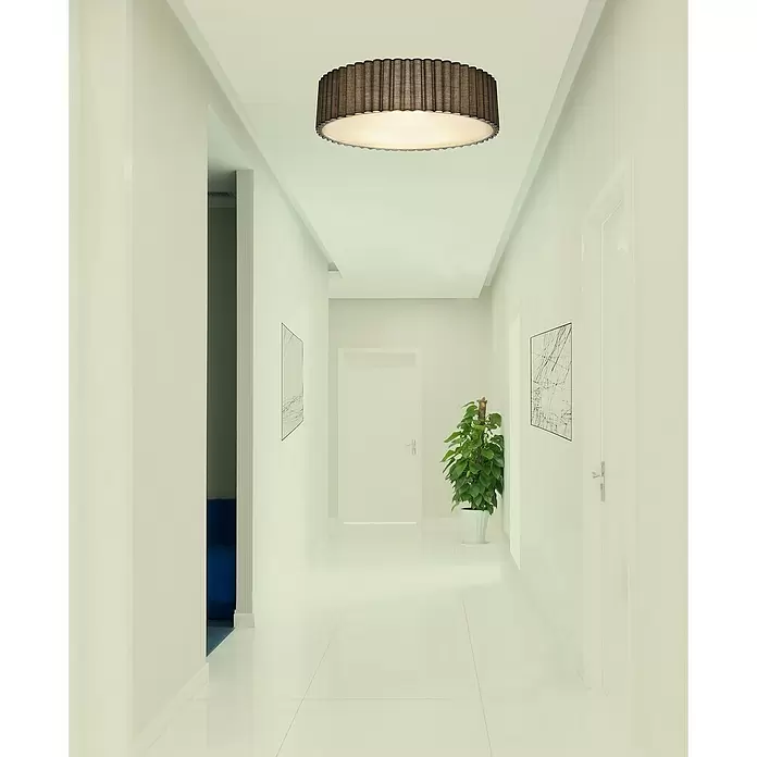 Tween Light Deckenleuchte rund Siena - 160 W, Grau, E27 - Stimmungsaufnahme