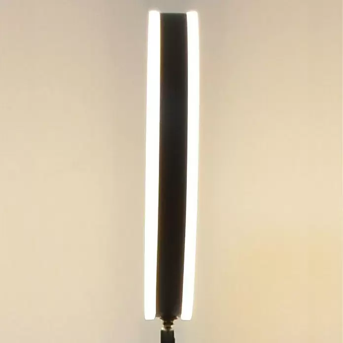 Lavida Ring LED-Stehleuchte - Höhe: 180 cm, Schwarz, Warmweiß - Anwendungsbeispiel