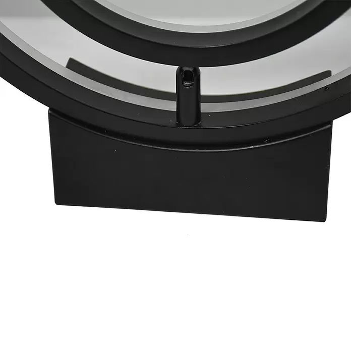 Lavida Ring LED-Wandleuchte - 18 W, L x B x H: 30 x 6 x 34 cm, Schwarz, Neutralweiß - Detailaufnahme