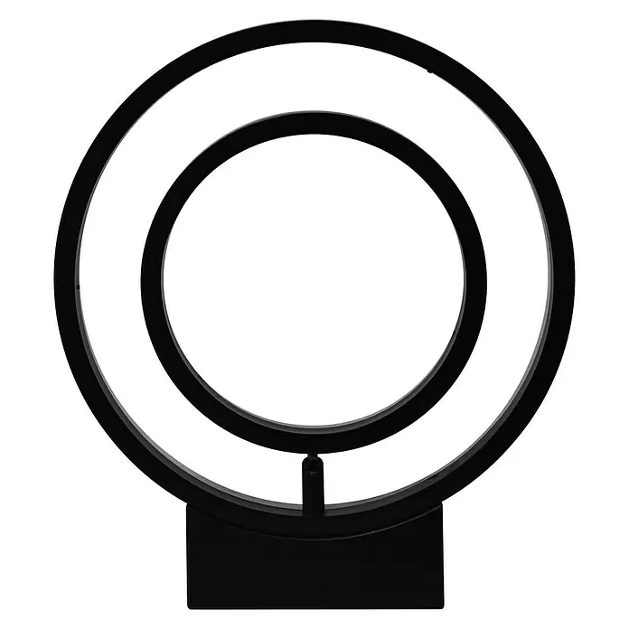 Lavida Ring LED-Wandleuchte - 18 W, L x B x H: 30 x 6 x 34 cm, Schwarz, Neutralweiß - Ansicht von unten