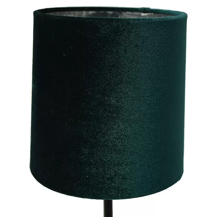 Tween Light Tischleuchte Velvet - 60 W, Petrol/Schwarz, E27 - Detailaufnahme