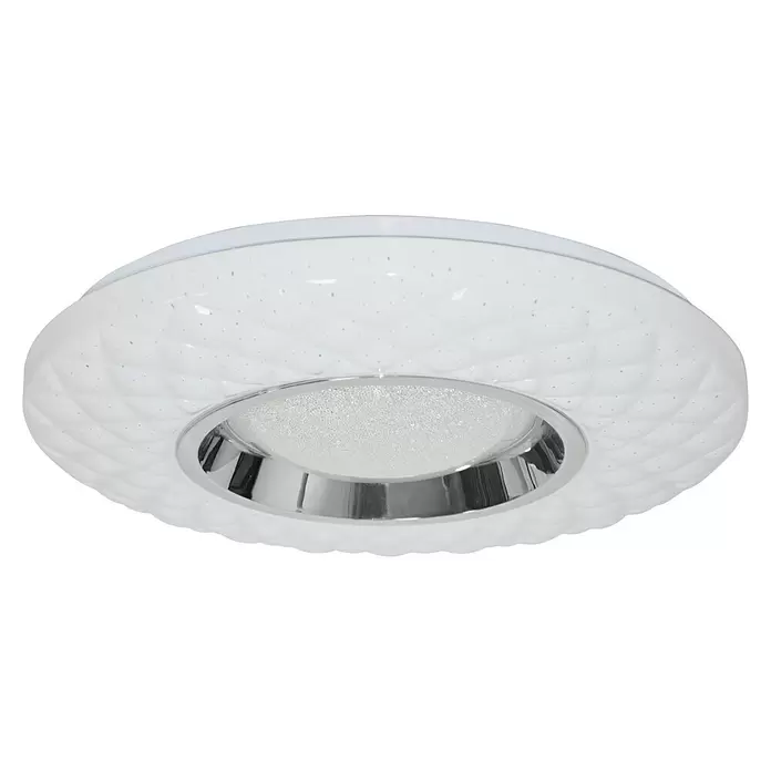 Tween Light LED-Deckenleuchte rund Begato - 24 W, Ø x H: 395 mm x 6,5 cm, Weiß, Warmweiß - Diagonale Ansicht