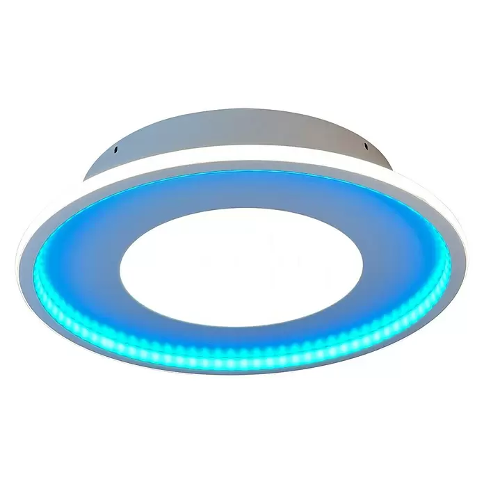 Lavida LED-Deckenleuchte rund Rovigo - Ø x H: 450 mm x 9,6 cm - Ansicht von unten