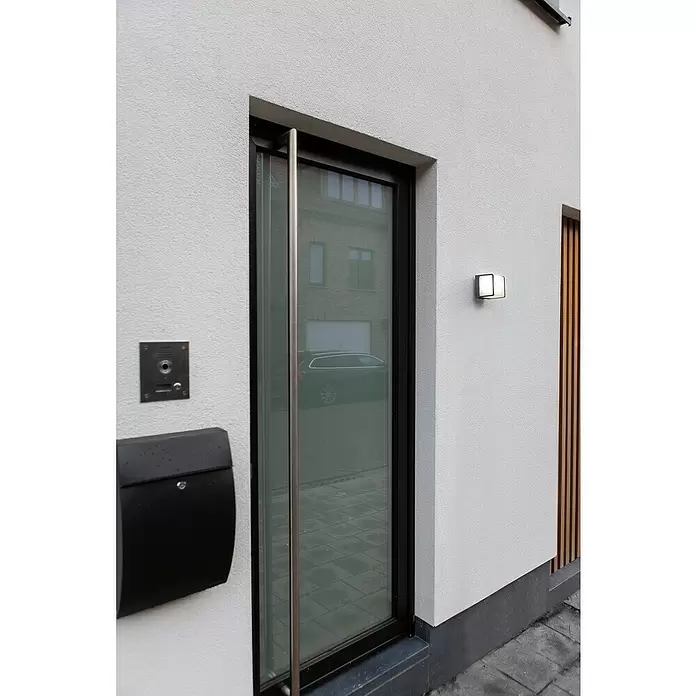 Lutec LED-Außenwandleuchte - 15 W, Anthrazit, IP54 - Stimmungsaufnahme