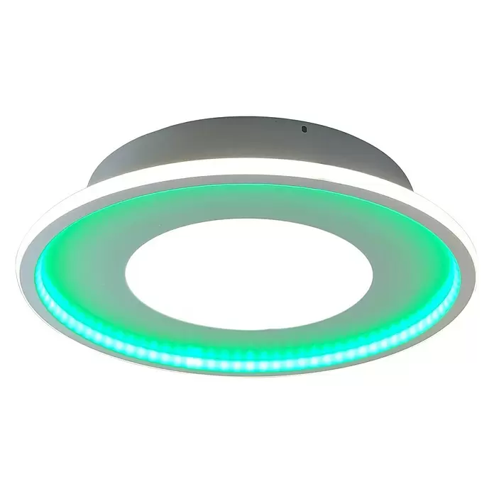 Lavida LED-Deckenleuchte rund Rovigo - Ø x H: 450 mm x 9,6 cm - Ansicht von unten