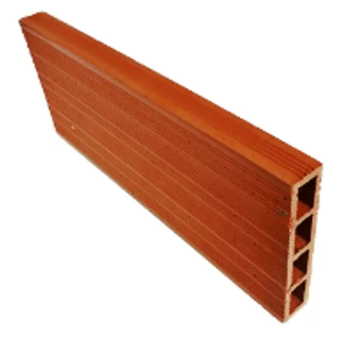 BHS Cataluña Ladrillo Super Mahón - 20 x 50 cm, Rojo - Vista angular