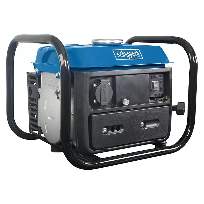 Scheppach Stromerzeuger SG 1000 - 700 W, Tankvolumen: 4 l - Diagonale Ansicht
