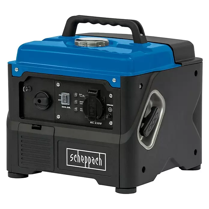 Scheppach Inverterski generator struje SG 1400i - 800 W, Spremnik goriva: 3 l, 1,76 KS - Dijagonalni pogled