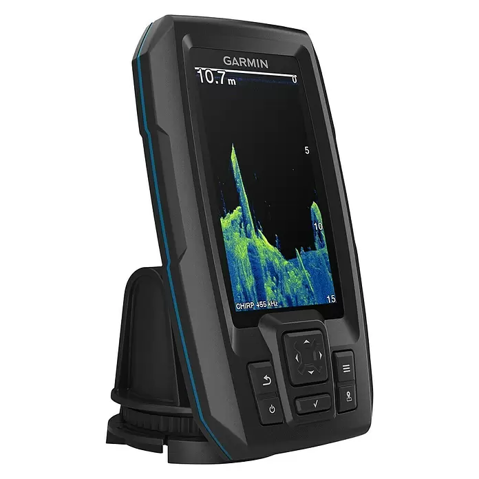 Garmin Fishfinder Striker Vivid 4cv - Geber: GT20 Geber, Bildschirmtyp: WVGA-Farbdisplay - Diagonale Ansicht