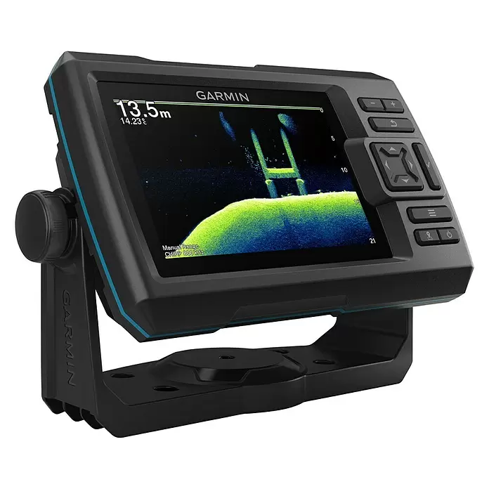 Garmin Fishfinder Striker Vivid 5cv - Geber: GT20 Geber, Bildschirmtyp: WVGA-Farbdisplay - Diagonale Ansicht