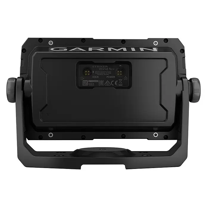 Garmin Fishfinder Striker Vivid 5cv - Geber: GT20 Geber, Bildschirmtyp: WVGA-Farbdisplay - Rückansicht