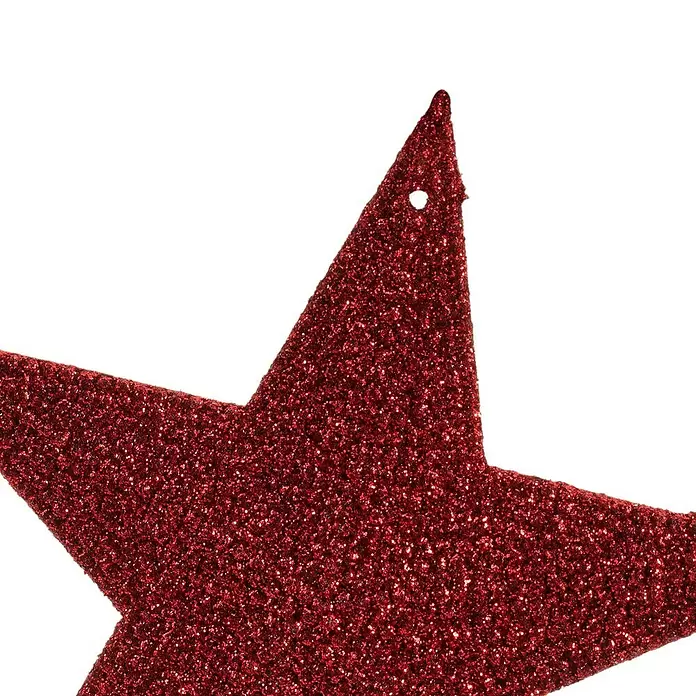 Adornos del árbol de Navidad surtido - Rojo, Plástico, 1 ud. - Primer plano
