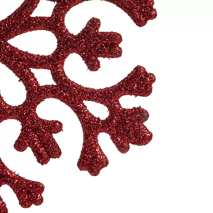 Adornos del árbol de Navidad surtido - Rojo, Plástico, 1 ud. - Primer plano