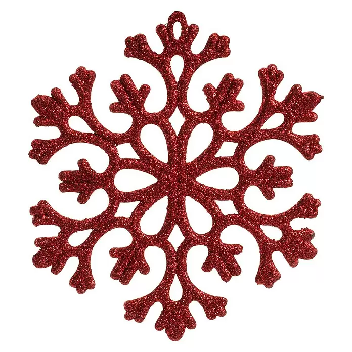 Adornos del árbol de Navidad surtido - Rojo, Plástico, 1 ud. - Vista frontal